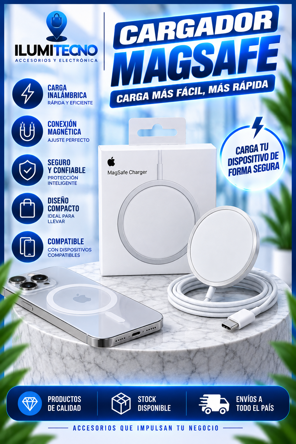 Cargador MagSafe Inalámbrico