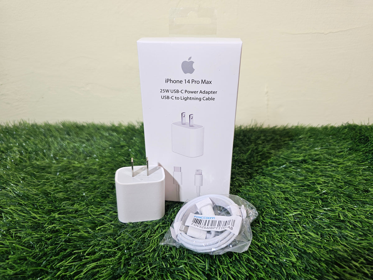 Combo Cargador 25w TipoC a Lightning