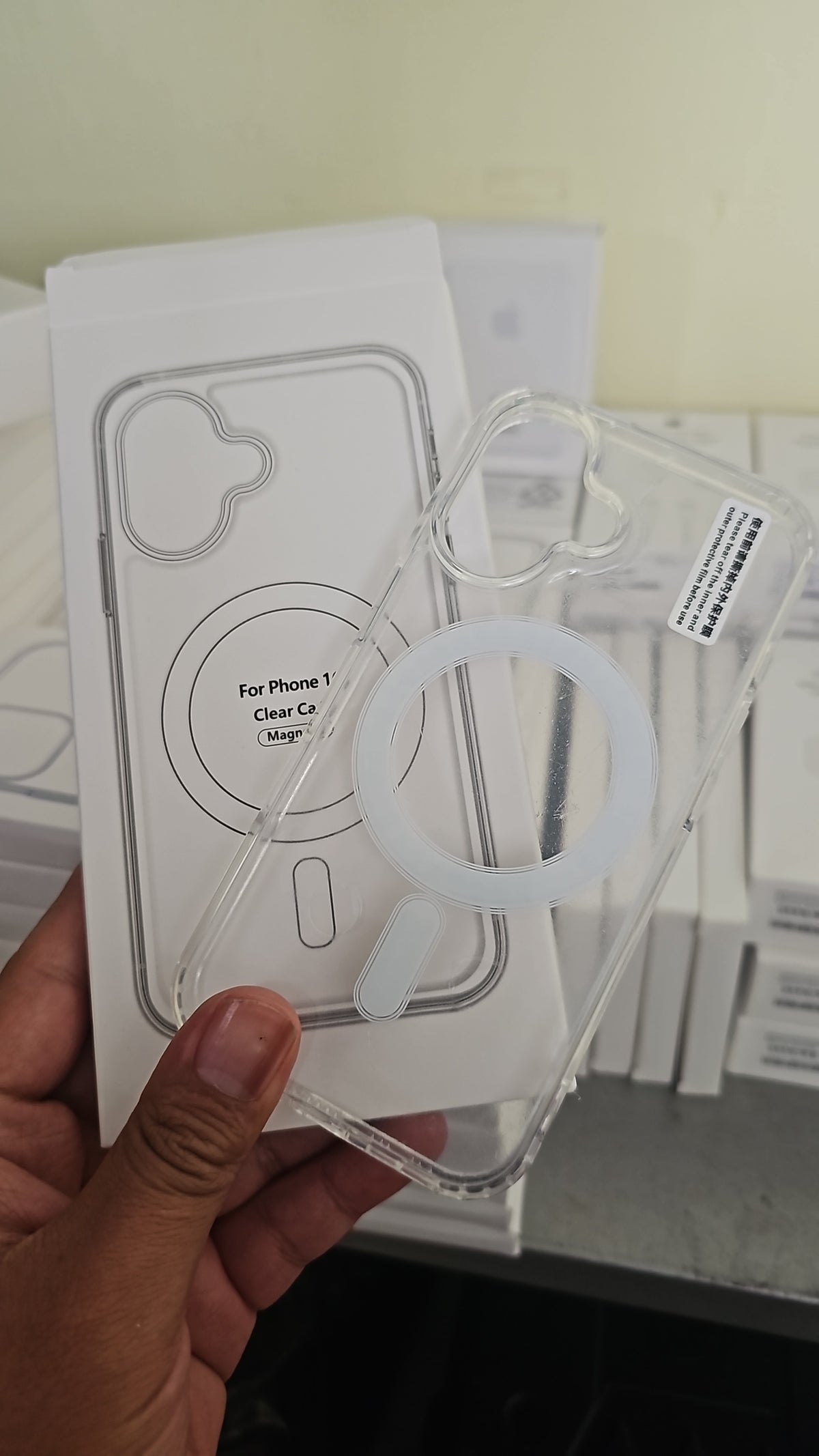 Fundas MagSafe Transparente